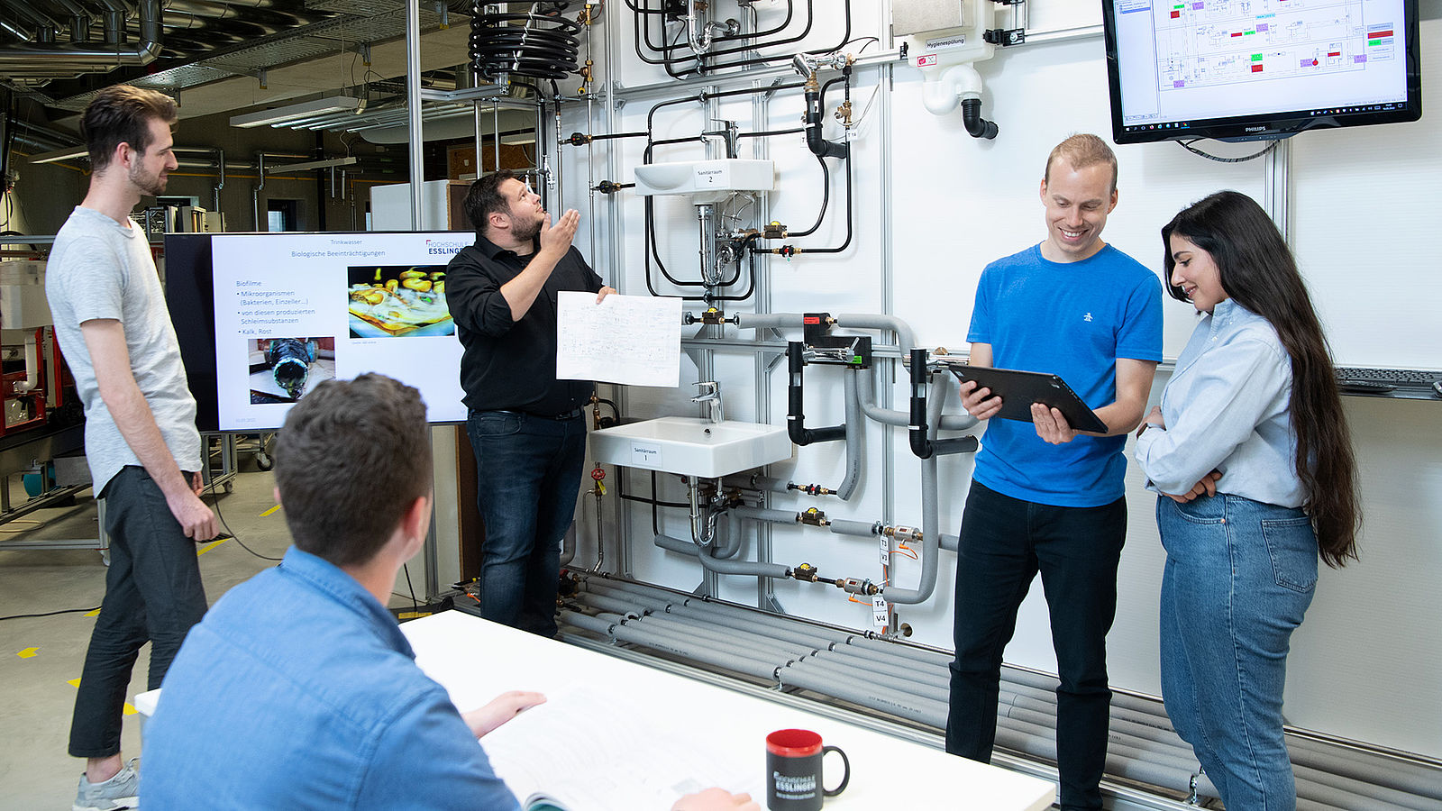 In the study programme in Supply Engineering – Mechanical Engineering, you learn how to improve the areas of sanitary, heating, ventilation and air-conditioning technology.