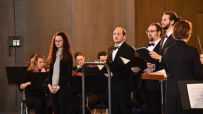 Solistinnen und Solisten beim Konzert der Hochschule Esslingen
