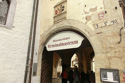 Eingangstor vom Foltermuseum