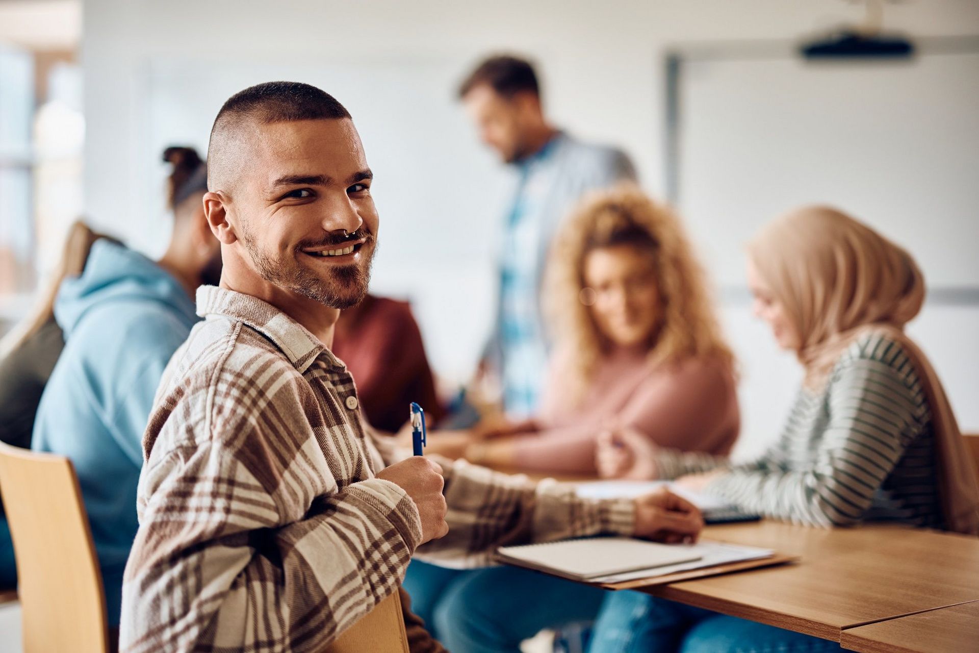 Studierende beim Lernen