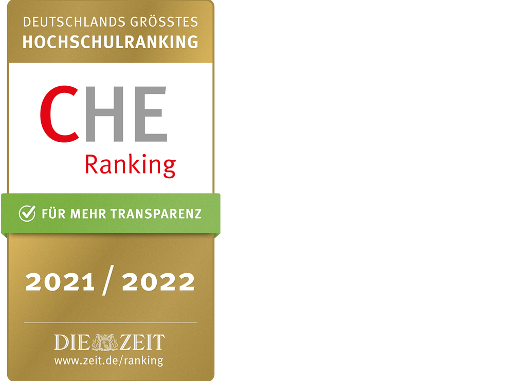 Siegel CHE-Hochschulranking 2021/2022